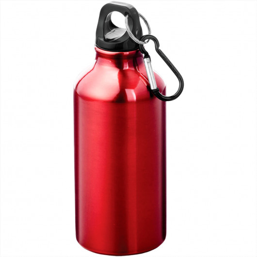 Promotional Cremorne Sport Drink Bottles With Carabiner Red